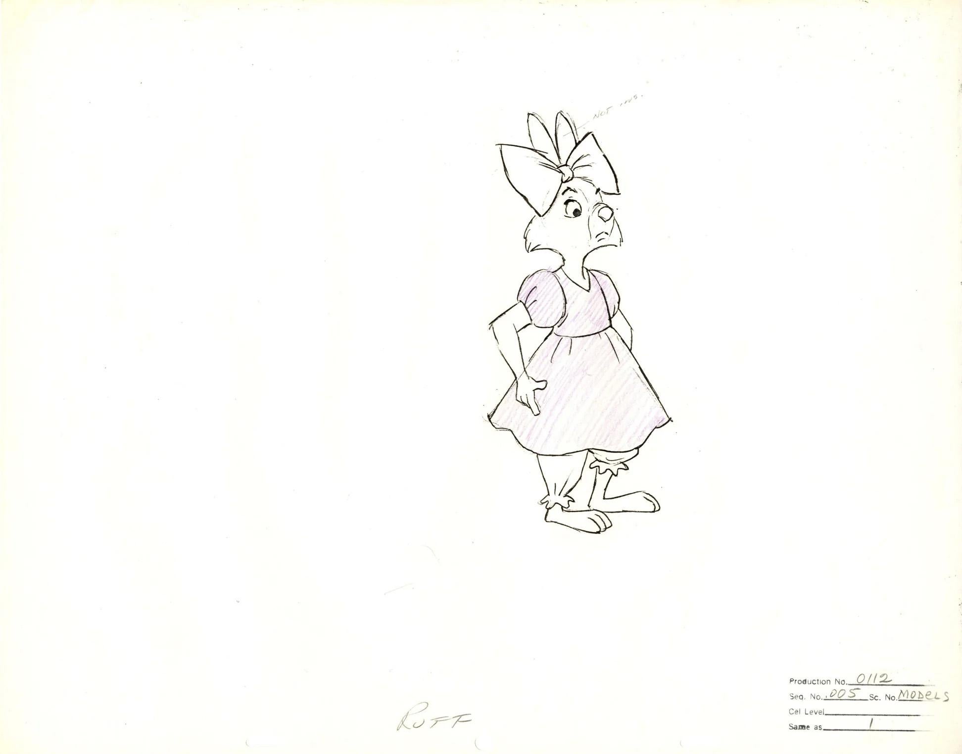 Original-Produktionszeichnungen von Winnie the Pooh: Tigger, Roo, Sis und Tagalong (Pop-Art), Art, von Walt Disney Studio Artists