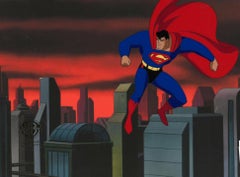 Superman the Animated Series Original Production Cel: Superman