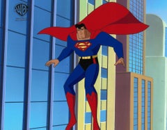 Superman the Animated Series Original Production Cel: Superman