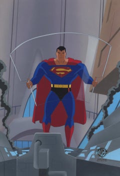 Superman the Animated Series Original Production Cel: Superman