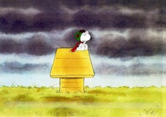 Peanuts Original Hand Drawn/Painted Production Cel: Snoopy