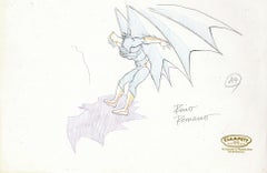 The Batman Original Production Drawing signed by Rino Romano: Batman