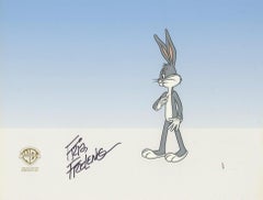 Cel de producción original de Looney Tunes con dibujo a juego: Bugs Bunny