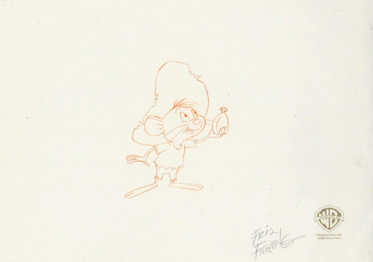 Classic Animation Art — Model sheet of Speedy Gonzales. 1960.