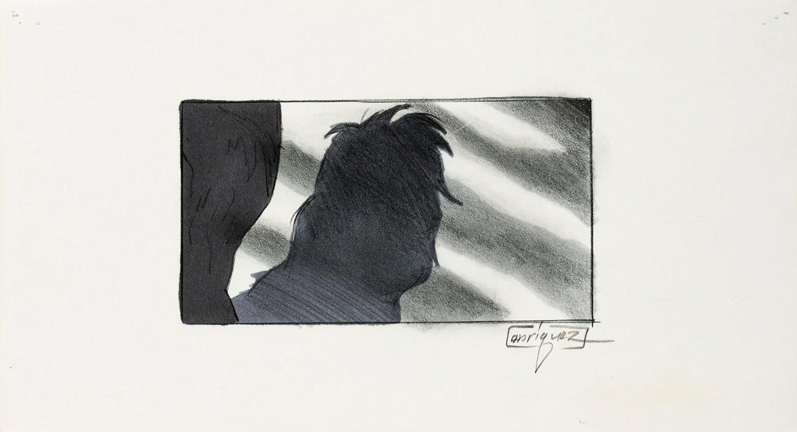 PRODUCTION: The Lion King, 1994  
MEDIUM: Set of 9 Original Storyboard Drawings
PAPER SIZE: 10