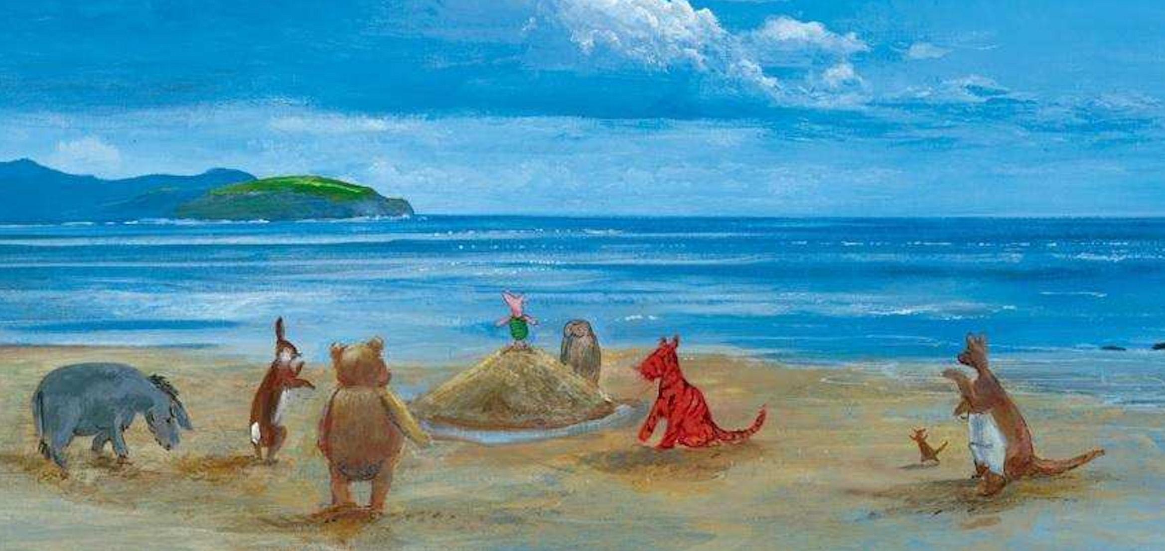 Disney Limited Edition: Pooh And Friends At The Seaside - Art by Peter Ellenshaw