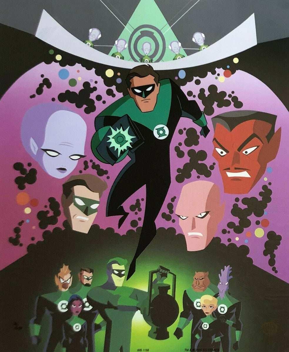 In Brightest Day Limited Edition Hand-Painted Cel - Art by Bruce Timm