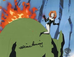The New Batman Adventures Original Prod Cel: Poison Ivy signed Diane Pershing