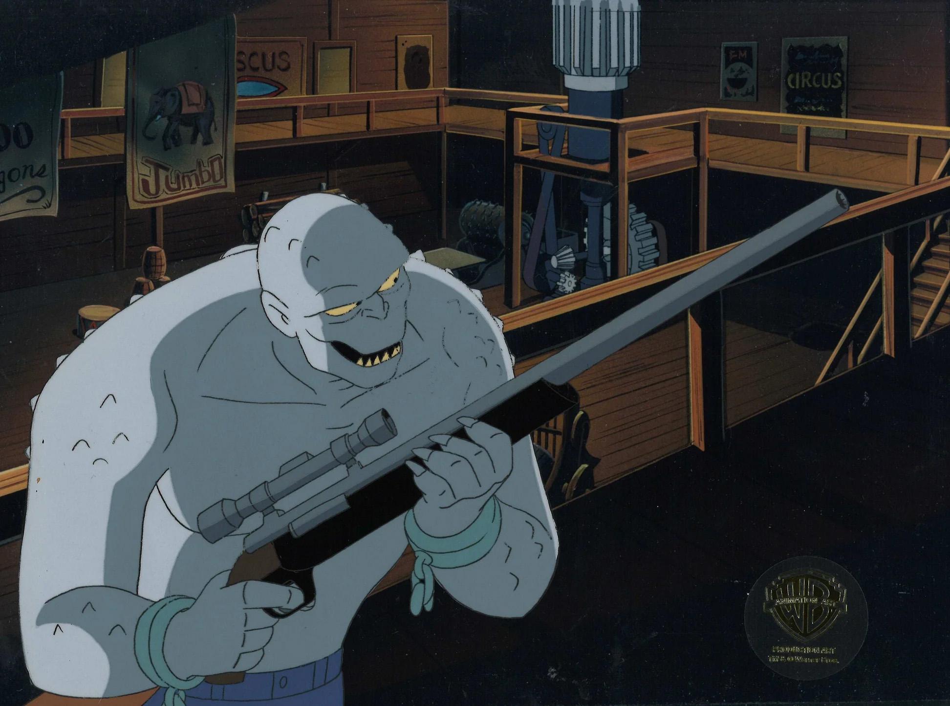 Batman The Animated Series Original Production Cel: Killer Croc - Art by DC Comics Studio Artists