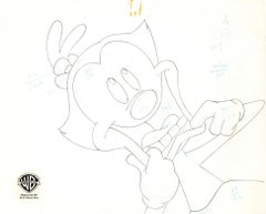 Cel e sfondo della produzione originale di Animaniacs con disegno corrispondente: Dot Dot