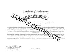 Pinky And The Brain Original Production Cel on Original Background: Star Warners