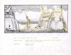 Star Wars: Episode V - Empire Strikes Back: Luke / AT-AT Original Storyboard