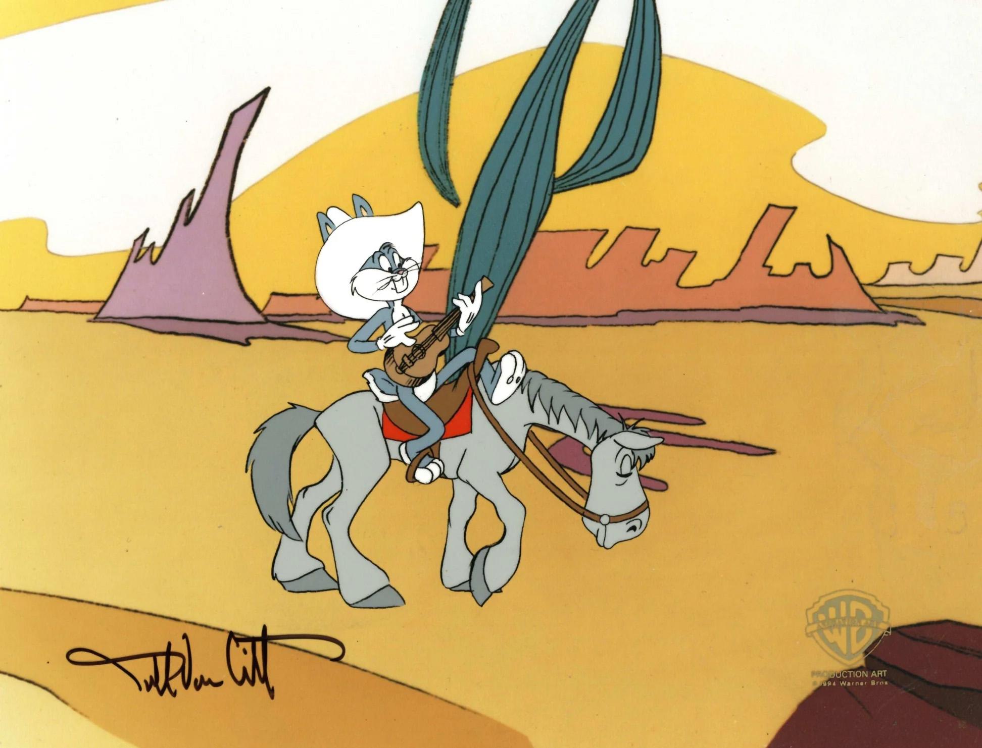 Looney Tunes Original Production Cel: Bugs Bunny - Art by Darrell Van Citters