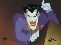 Batman The Animated Series Original Production Cel signed Bruce Timm: The Joker