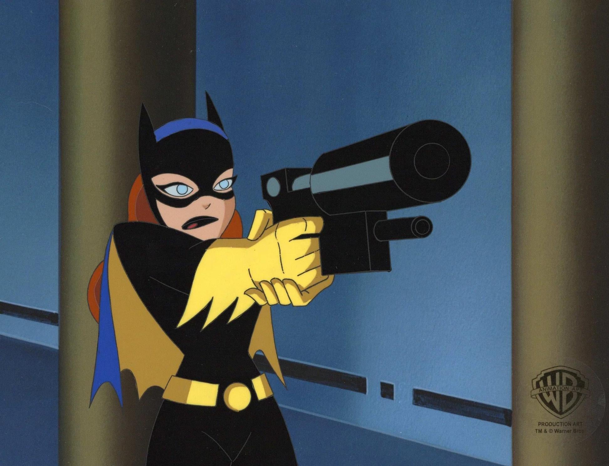 The New Batman Adventures Original Production Cel: Batgirl - Art by DC Comics Studio Artists