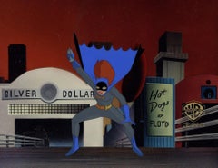 Vintage Batman The Animated Series Original Production Cel: Batgirl