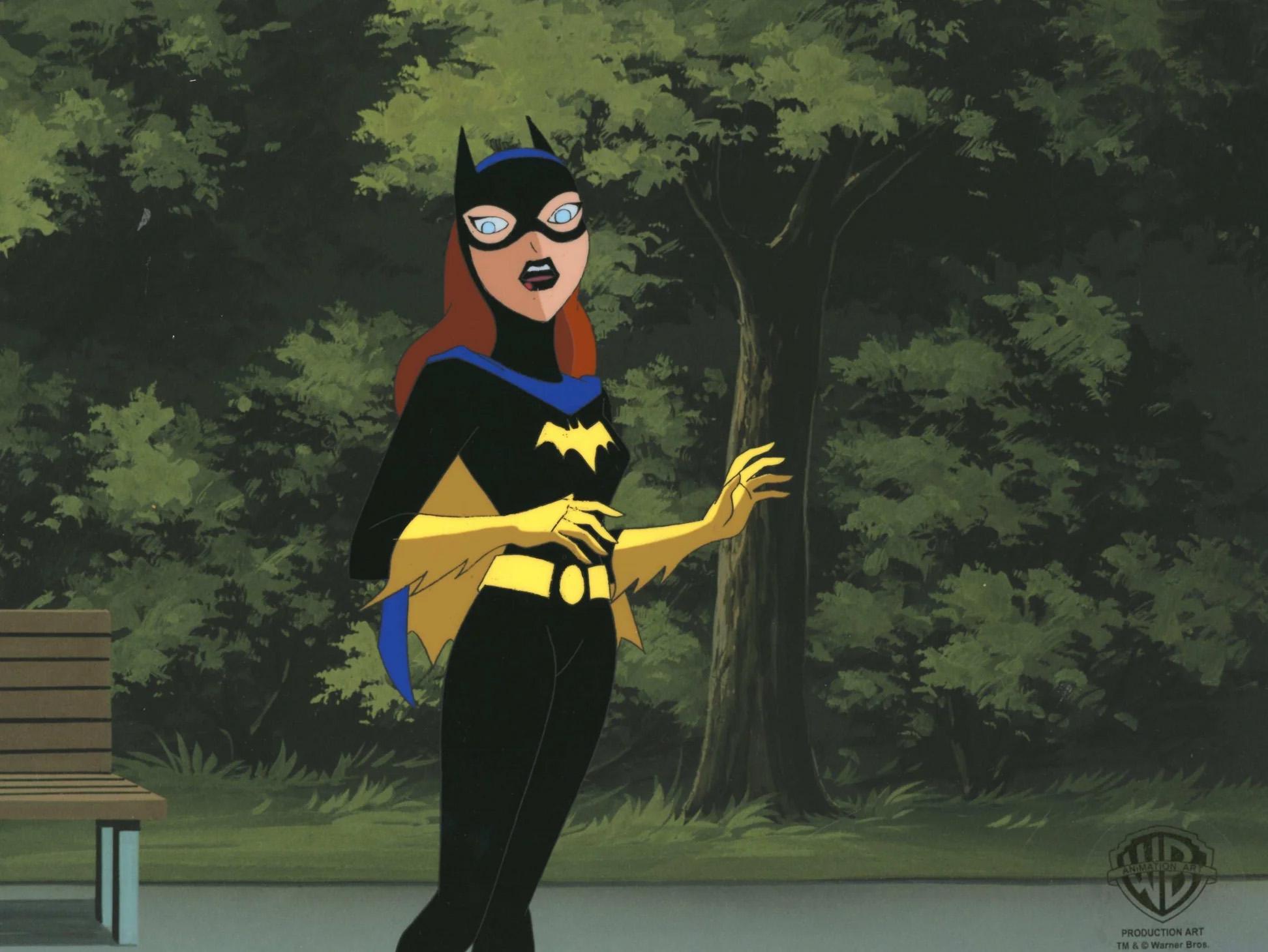 The New Batman Adventures Original Production Cel: Batgirl - Art by DC Comics Studio Artists