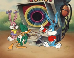 Tiny Toons Original Produktionscel: Buster, Babs, Plucky Duck