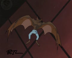 Batman The Animated Series Original Production Cel signed by Bruce Timm: Manbat