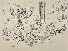 Winnie the Pooh and Tigger Too, Original Storyboard: Pooh, Piglet, Tigger, Roo