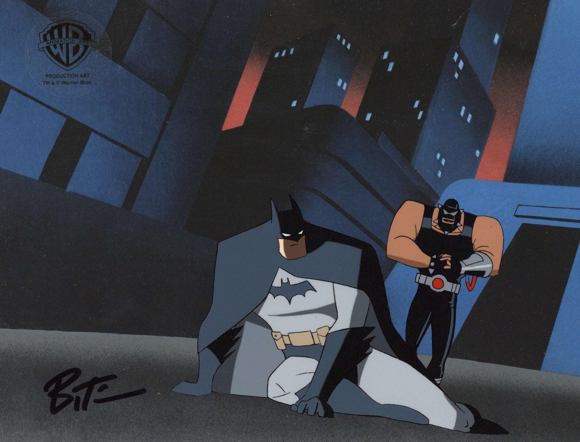 Bruce Timm - The New Batman Adventures Original Prod. Cel signed by Bruce  Timm: Batman, Bane For Sale at 1stDibs