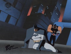 Vintage The New Batman Adventures Original Prod. Cel signed by Bruce Timm: Batman, Bane