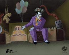 BTAS JOKER'S FAVOR Original Production Cel signed by Bruce Timm: Joker