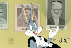 Quackbusters Looney Tunes Éclairage d'origine Cel Citters signé Darrell : Bugs Bunny
