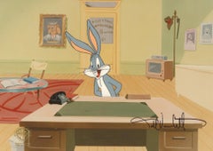 Quackbusters Looney Tunes Original Prod. Cel Signed Darrell Citters: Bugs Bunny