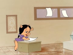 Looney Tunes Cel de production d'origine : Petunia Pig