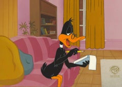 Vintage Looney Tunes Original Production Cel: Daffy Duck