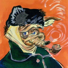 Vincent Van Coyote Litografía