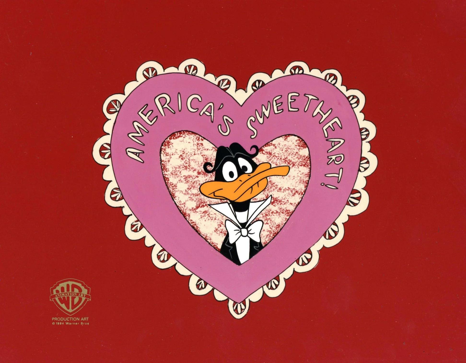 Looney Tunes Original Produktion Cel: Daffy Duck – Art von Looney Tunes Studio Artists