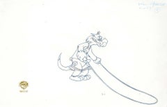 Space Jam Original Production Drawing: Sylvester