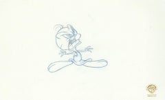 Vintage Space Jam Original Production Drawing: Tweety Bird