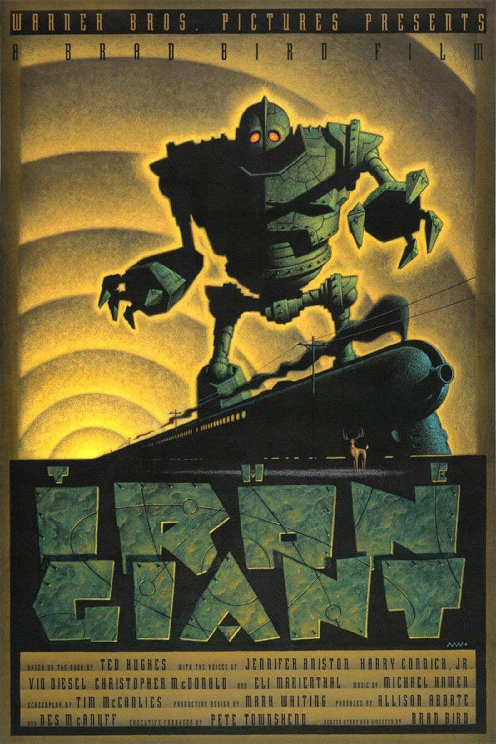 The Iron Giant Deluxe Canvas 100 Issued - Art by Mark Whiting