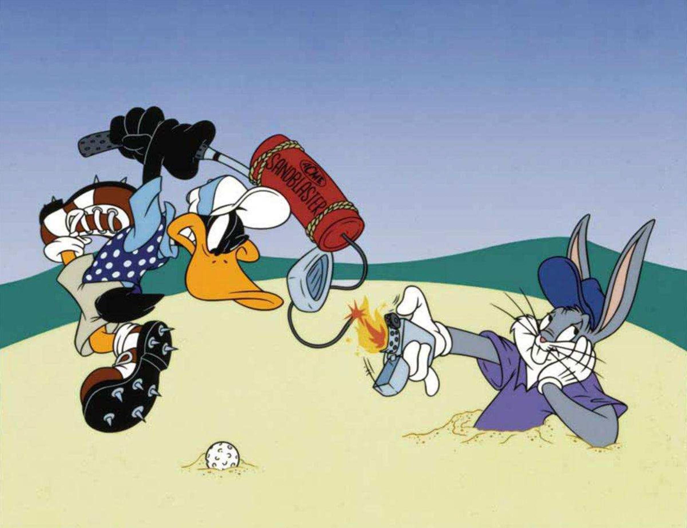Limitierte Auflage der Sandblaster- Sericel – Art von Looney Tunes Studio Artists