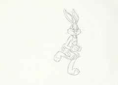 Vintage Space Jam Original Production Drawing: Bugs Bunny