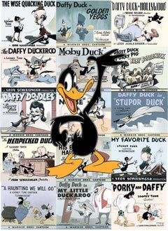 Daffy Lobby Card Hand-Painted Limited Edition Cel