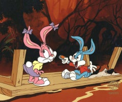 Retro Tiny Toons Original Production Cel: Buster and Babs