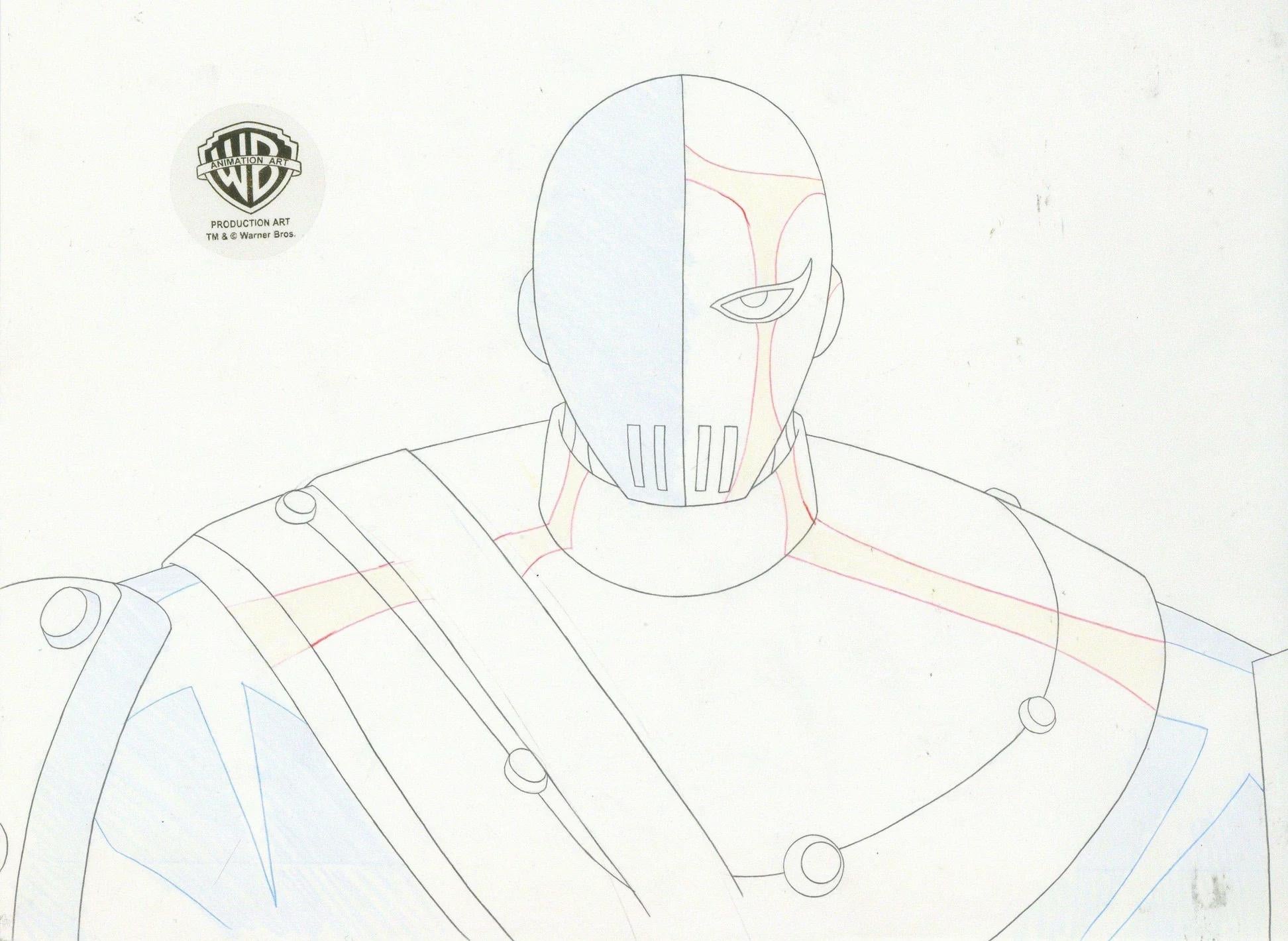 Teen Titans Original Production Drawing: Slade - Art by DC Comics Studio Artists