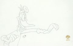 Dessin de production d'origine de Space Jam : Daffy Duck