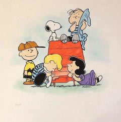 Peanuts Gang Giclée-Druck auf Papier