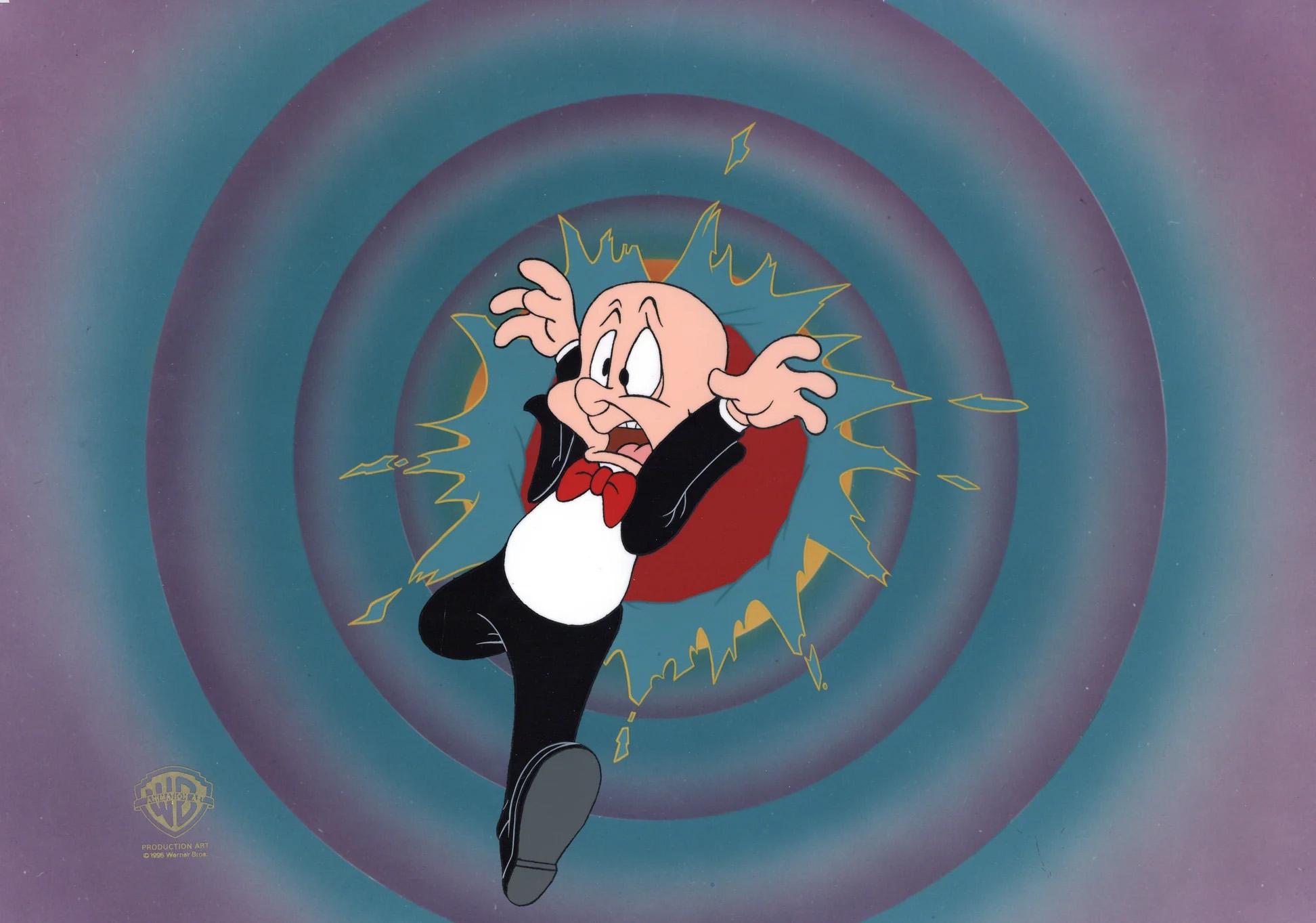 Looney Tunes Original Production Cel: Elmer Fudd - Art by Looney Tunes Studio Artists
