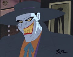 Batman The Animated Series Original Production Cel signed by Bruce Timm: Joker
