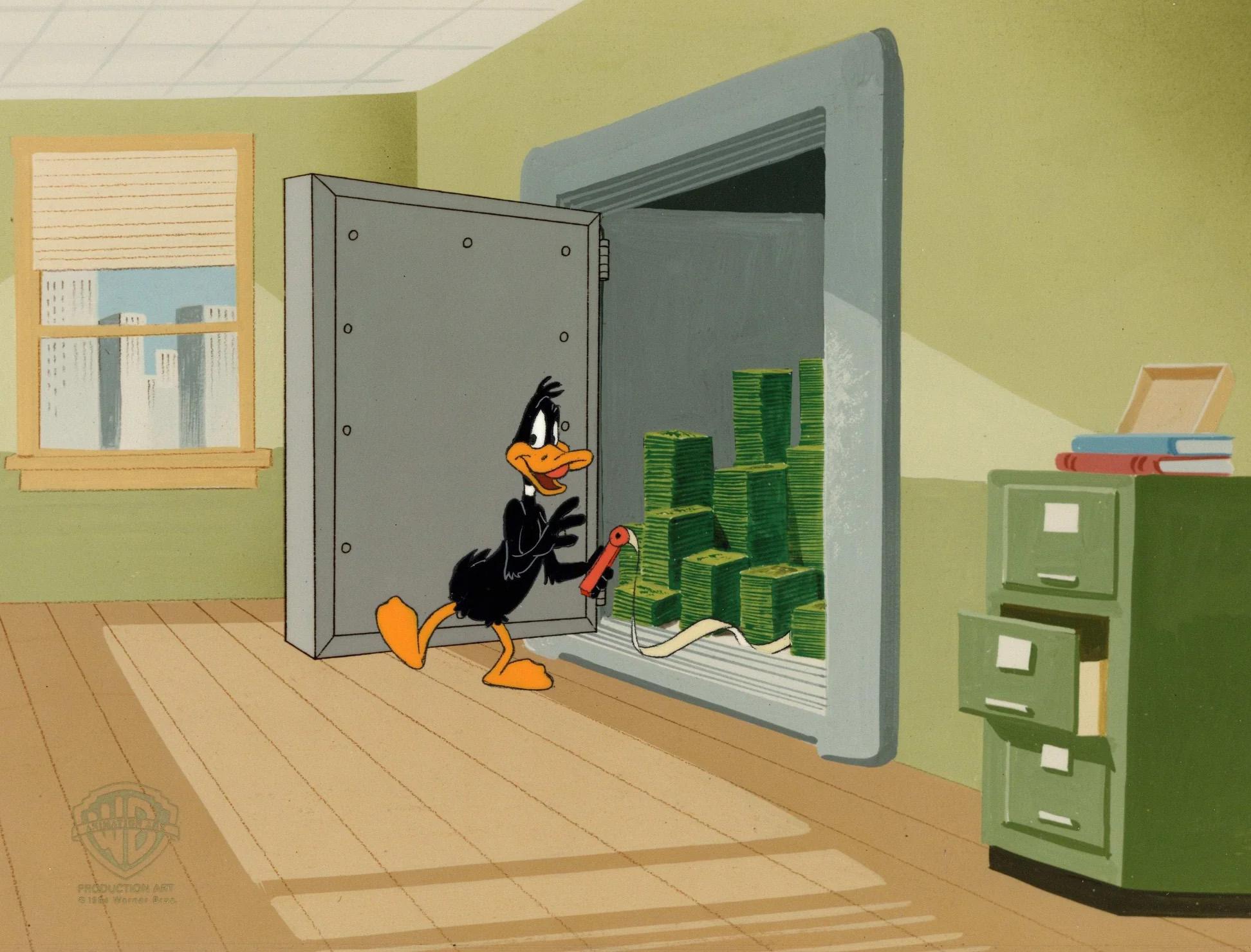 Looney Tunes Quackbusters Original Production Cel: Daffy Duck - Art by Looney Tunes Studio Artists