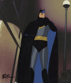 Batman The Animated Series Original Production Cel, signiert von Bruce Timm: Batman