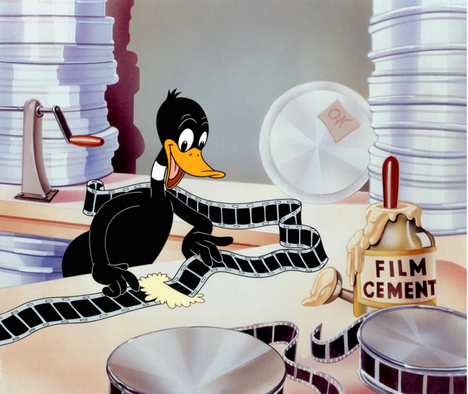 Daffy Film Editor - Art by Bob Clampett