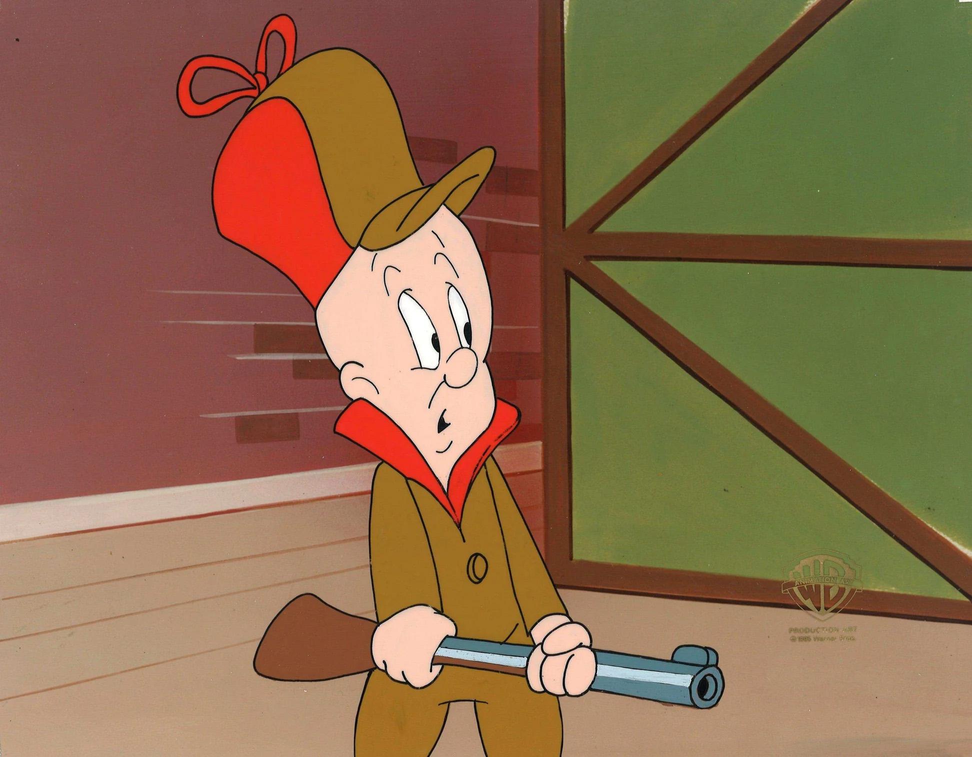 Looney Tunes Original Production Cel: Elmer Fudd - Art by Warner Bros. Studio Artists