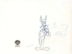 Retro Looney Tunes Original Production Drawing: Bugs Bunny